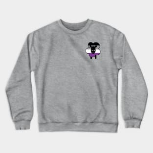 Proud Asexual Rainbow Sheep Crewneck Sweatshirt